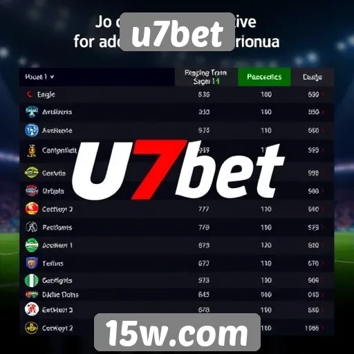 Comparação entre u7bet e concorrentes no mercado de apostas