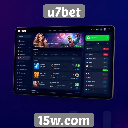 Plataforma u7bet se destaca pela interface amigável