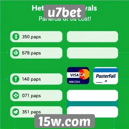 Métodos de pagamento aceitos no U7bet